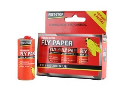 Pest Stop Fly Paper (pack of 4 papers)